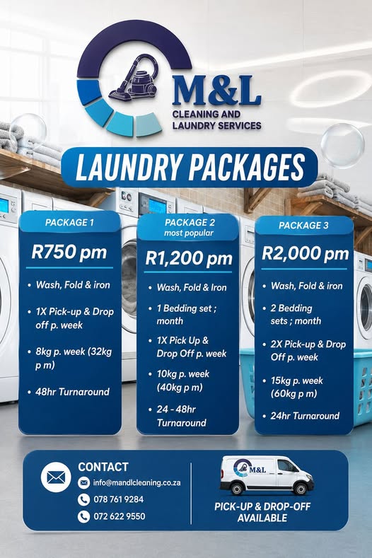 Laundry Packages & Prices